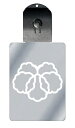光るキーホルダー 家紋シリーズ 錫杖蔦(しゃくじょうつた) 7色に光る 家紋 入り キーホルダー 光る LED 夜 安全 キー USB充電 バッグチャーム LE...