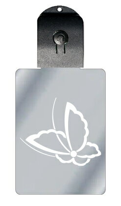 光るキーホルダー 家紋シリーズ 中陰蔦飛び蝶(ちゅうかげつたとびちょう) 7色に光る 家紋 入り キーホルダー 光る LED 夜 安全 キー USB充電 バッグ...