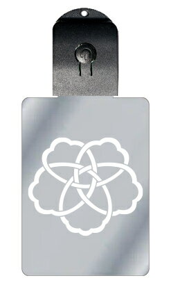 光るキーホルダー 家紋シリーズ 揺り結び蔦(ゆりむすびづた) 7色に光る 家紋 入り キーホルダー 光る LED 夜 安全 キー USB充電 バッグチャーム L...