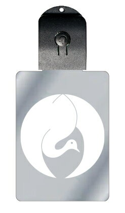 光るキーホルダー 家紋シリーズ 下り光琳鶴(くだりこうりんづる) 7色に光る 家紋 入り キーホルダー 光る LED 夜 安全 キー USB充電 バッグチャーム...