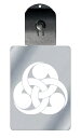 光るキーホルダー 家紋シリーズ 右金輪巴(みぎかなわどもえ) 7色に光る 家紋 入り キーホルダー 光る LED 夜 安全 キー USB充電 バッグチャーム L...