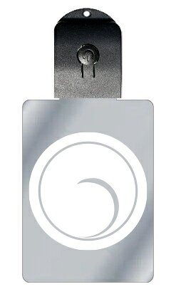 光るキーホルダー 家紋シリーズ 丸に右一つ巴(まるにひとつともえ) 7色に光る 家紋 入り キーホルダー 光る LED 夜 安全 キー USB充電 バッグチャー...