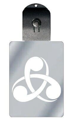 光るキーホルダー 家紋シリーズ 結び巴(むすびともえ) 7色に光る 家紋 入り キーホルダー 光る LED 夜 安全 キー USB充電 バッグチャーム LEDラ...