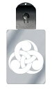 光るキーホルダー 家紋シリーズ 左金輪巴(ひだりかなわどもえ) 7色に光る 家紋 入り キーホルダー 光る LED 夜 安全 キー USB充電 バッグチャーム ...