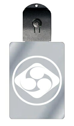 光るキーホルダー 家紋シリーズ 糸輪に右三つ巴撫で菱(いとわにみぎみつどもえなでびし) 7色に光る 家紋 入り キーホルダー 光る LED 夜 安全 キー US...