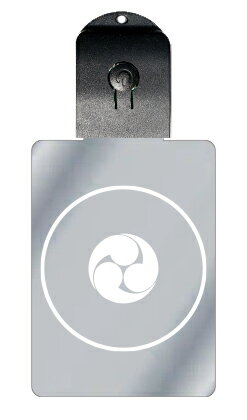 光るキーホルダー 家紋シリーズ 糸輪に豆三つ巴(いとわにまめみつどもえ) 7色に光る 家紋 入り キーホルダー 光る LED 夜 安全 キー USB充電 バッグ...