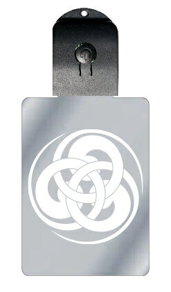 光るキーホルダー 家紋シリーズ 変わり組み巴(かわりくみどもえ) 7色に光る 家紋 入り キーホルダー 光る LED 夜 安全 キー USB充電 バッグチャーム...