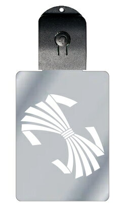 光るキーホルダー 家紋シリーズ 重ね熨斗(かさねのし) 7色に光る 家紋 入り キーホルダー 光る LED 夜 安全 キー USB充電 バッグチャーム LEDラ...