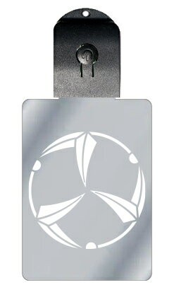 光るキーホルダー 家紋シリーズ 三つ割り羽根(みつわりはね) 7色に光る 家紋 入り キーホルダー 光る LED 夜 安全 キー USB充電 バッグチャーム L...