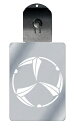 光るキーホルダー 家紋シリーズ 三つ割り羽根(みつわりはね) 7色に光る 家紋 入り キーホルダー 光る LED 夜 安全 キー USB充電 バッグチャーム L...