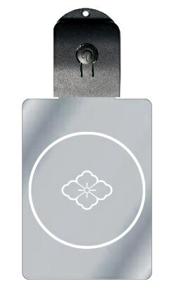 光るキーホルダー 家紋シリーズ 糸輪に陰豆花菱(いとわにかげまめはなびし) 7色に光る 家紋 入り キーホルダー 光る LED 夜 安全 キー USB充電 バッ...