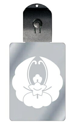 光るキーホルダー 家紋シリーズ 浮線花菱(ふせんはなびし) 7色に光る 家紋 入り キーホルダー 光る LED 夜 安全 キー USB充電 バッグチャーム LE...