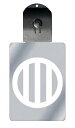 光るキーホルダー 家紋シリーズ 丸に縦三つ引き(まるにたてみっつびき) 7色に光る 家紋 入り キーホルダー 光る LED 夜 安全 キー USB充電 バッグチ...