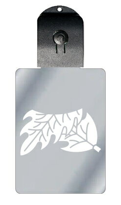 光るキーホルダー 家紋シリーズ 折れ柊(おれひいらぎ) 7色に光る 家紋 入り キーホルダー 光る LED 夜 安全 キー USB充電 バッグチャーム LEDラ...