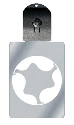 光るキーホルダー 家紋シリーズ 三つ割り瓢(みつわりひさご) 7色に光る 家紋 入り キーホルダー 光る LED 夜 安全 キー USB充電 バッグチャーム L...