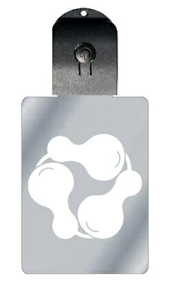 光るキーホルダー 家紋シリーズ 三つ追い瓢(みつおいひさご) 7色に光る 家紋 入り キーホルダー 光る LED 夜 安全 キー USB充電 バッグチャーム L...