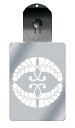 光るキーホルダー 家紋シリーズ 向かい四つ藤(むかいよつふじ) 7色に光る 家紋 入り キーホルダー 光る LED 夜 安全 キー USB充電 バッグチャーム ...