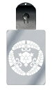 光るキーホルダー 家紋シリーズ 六つ藤(むつふじ) 7色に光る 家紋 入り キーホルダー 光る LED 夜 安全 キー USB充電 バッグチャーム LEDライト...
