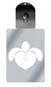 光るキーホルダー 家紋シリーズ 藤の花(ふじのはな) 7色に光る 家紋 入り キーホルダー 光る LED 夜 安全 キー USB充電 バッグチャーム LEDライ...
