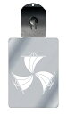光るキーホルダー 家紋シリーズ 三つ寄せ帆(みつよせほ) 7色に光る 家紋 入り キーホルダー 光る LED 夜 安全 キー USB充電 バッグチャーム LED...