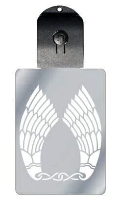 光るキーホルダー 家紋シリーズ 並び箒(ならびほうき) 7色に光る 家紋 入り キーホルダー 光る LED 夜 安全 キー USB充電 バッグチャーム LEDラ...