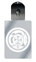 光るキーホルダー 家紋シリーズ 丸に祇園守(まるにぎおんまもり) 7色に光る 家紋 入り キーホルダー 光る LED 夜 安全 キー USB充電 バッグチャーム...