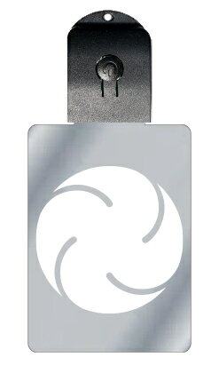 光るキーホルダー 家紋シリーズ 捻じ万字(ねじまんじ) 7色に光る 家紋 入り キーホルダー 光る LED 夜 安全 キー USB充電 バッグチャーム LEDラ...