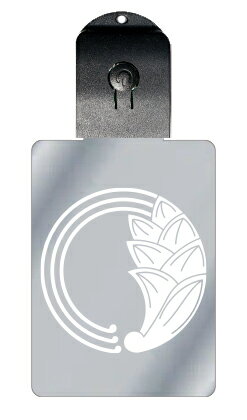 光るキーホルダー 家紋シリーズ 一つ蔓茗荷の丸(ひとつつるみょうがのまる) 7色に光る 家紋 入り キーホルダー 光る LED 夜 安全 キー USB充電 バッ...