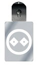 光るキーホルダー 家紋シリーズ 丸に繋ぎ二つ目(まるにつなぎふたつめ) 7色に光る 家紋 入り キーホルダー 光る LED 夜 安全 キー USB充電 バッグチ...