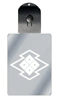 光るキーホルダー 家紋シリーズ 細松皮菱に隅立四つ目(ほそまつかわびしにすみたてよつめ) 7色に光る 家紋 入り キーホルダー 光る LED 夜 安全 キー U...