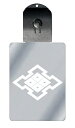 光るキーホルダー 家紋シリーズ 折り入れ菱に四つ目菱(おりいれびしによつめびし) 7色に光る 家紋 入り キーホルダー 光る LED 夜 安全 キー USB充電...