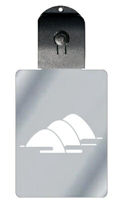 光るキーホルダー 家紋シリーズ 三つ遠山(みっつとおやま) 7色に光る 家紋 入り キーホルダー 光る LED 夜 安全 キー USB充電 バッグチャーム LE...