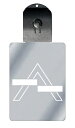 光るキーホルダー 家紋シリーズ 陰山形に二木(かげやまがたににき) 7色に光る 家紋 入り キーホルダー 光る LED 夜 安全 キー USB充電 バッグチャーム LEDライト 夜道 交通安全 防犯 アクリル ストラップ 送料無料