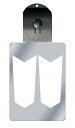 光るキーホルダー 家紋シリーズ 並び矢筈(ならびやはず) 7色に光る 家紋 入り キーホルダー 光る LED 夜 安全 キー USB充電 バッグチャーム LEDライト 夜道 交通安全 防犯 アクリル ストラップ 送料無料
