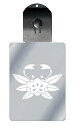 光るキーホルダー 家紋シリーズ 蟹竜胆(かにりんどう) 7色に光る 家紋 入り キーホルダー 光る LED 夜 安全 キー USB充電 バッグチャーム LEDラ...