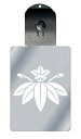 光るキーホルダー 家紋シリーズ 植松竜胆(うえまつりんどう) 7色に光る 家紋 入り キーホルダー 光る LED 夜 安全 キー USB充電 バッグチャーム L...