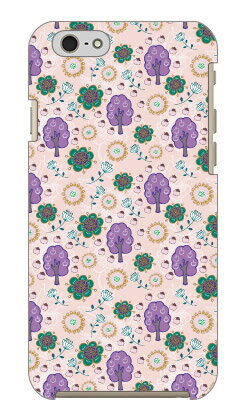 フラワーツリー パープル produced by COLOR STAGE iPhone 6 Apple Coverfull ハードケース iphone6 ケース iphone6 カバー iphone 6 ケース iphone 6 カバーアイフォーン6 ケース アイフォーン6 カバー iphoneケース ブランド iphone ケース 送料無料