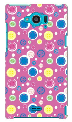 カラフルボタン パープル produced by COLOR STAGE Disney Mobile on docomo SH-02G docomo Coverfull sh02g カバー sh02g ケース disney mobile on docomo sh-02g ケースモバイル sh-02g ケースモバイル 送料無料