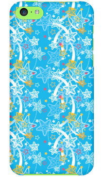 【送料無料】 きらきら星 ブルー produced by COLOR STAGE / for iPhone 5c/SoftBank 【Coverfull】【受注生産】【スマホケース】【ハードケース】iPhone5cカバー/アイフォン5c/iphone5cケース/アイフォン 5c/スマートフォン/スマホケース/ケース/ソフトバンク/softbank