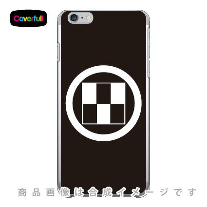 【送料無料】 家紋シリーズ 丸に陰陽立て三つ石 （まるにいんようたてみついし） （クリア） / for iPhone 6 Plus/Apple 【Coverfull】アップル iphone6 plus iphone6 plus ケース iphone6 plus カバー アイフォーン6プラス ケース アイフォーン6プラス