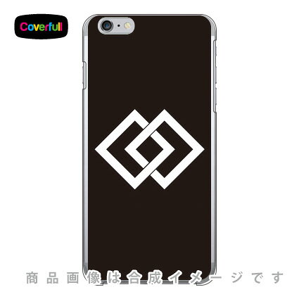 家紋シリーズ 違い角（かく） （ちがいかく） （クリア） iPhone 6 Plus Apple Coverfull アップル iphone6 plus iphone6 plus ケース iphone6 plus カバー アイフォーン6プラス ケース アイフォーン6プラス カバー iphone 6 plus 送料無料