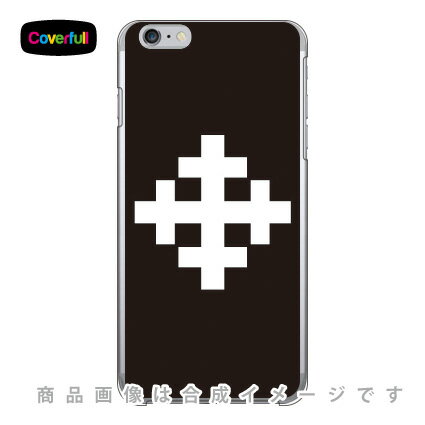 家紋シリーズ 角花久留子 （かくはなくるす） （クリア） iPhone 6 Plus Apple Coverfull アップル iphone6 plus iphone6 plus ケース iphone6 plus カバー アイフォーン6プラス ケース アイフォーン6プラス カバー iphone 6 plus 送料無料