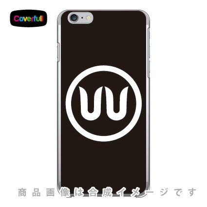 家紋シリーズ 中輪に八の字崩し （ちゅうわにはちのじくずし） （クリア） iPhone 6 Plus Apple Coverfull アップル iphone6 plus iphone6 plus ケース iphone6 plus カバー アイフォーン6プラス ケース アイフォーン6プラス カバー 送料無料