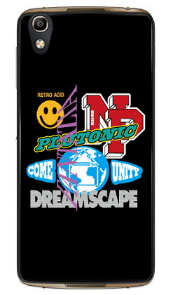 NEW PATH 「STICKERS REWORK （ブラック）」 （クリア） ALCATEL IDOL 4 MVNOスマホ（SIMフリー端末） SECOND SKIN alcatel idol 4 ケース alcatel idol 4 カバー アルカテル アイドル4 ケース アルカテル アイドル4 カバー idol4ケース 送料無料