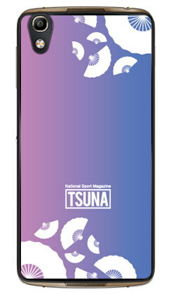 相撲専門情報誌「TSUNA」 sensu （扇子柄） 1 ピンクブルー （クリア） ALCATEL IDOL 4 MVNOスマホ（SIMフリー端末） Coverfull alcatel idol 4 ケース alcatel idol 4 カバー アルカテル アイドル4 ケース アルカテル 送料無料