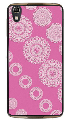 サークルレース ピンク （クリア） fir ALCATEL IDOL 4 MVNOスマホ（SIMフリー端末） Coverfull alcatel idol 4 ケース alcatel idol 4 カバー アルカテル アイドル4 ケース アルカテル アイドル4 カバー idol4ケース idol4カバー 送料無料