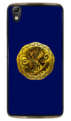 金龍 青 （クリア） design by DMF fir ALCATEL IDOL 4 MVNOスマホ（SIMフリー端末） Coverfull alcatel idol 4 ケース alcatel idol 4 カバー アルカテル アイドル4 ケース アルカテル アイドル4 カバー idol4ケース idol4カバー 送料無料