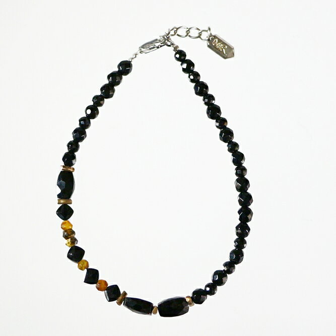 ブレスレット 天然石 タイガー・アイ スピネル ブラック ハンドメイド 日本製 パワーストーン シルバー925 ビーズ 天然石 MADE IN JAPAN ミックス ブレスレット メンズ シンプル ブレスレット レディース おしゃれ アクセサリー M&R エムアンドアール 送料無料