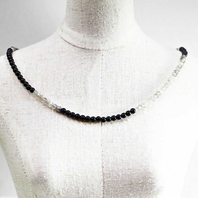 ネックレス天然石ブラックトルマリン...