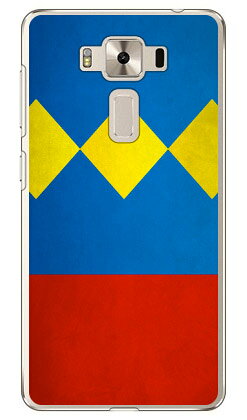 樂天商城 - Cf LTD ダービーコレクション 競馬 騎手 勝負服 23 青・黄菱山形・赤袖 （クリア） fir ZenFone 3 Deluxe （5.5インチ） ZS550KL MVNOスマホ（SIMフリー端末） Coverfull zenfone 3 deluxe ケース zenfone 3 deluxe カバー zs550kl 送料無料